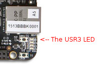 USR3 LED Location