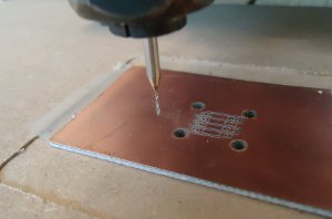 PCB With Pad Drill Holes